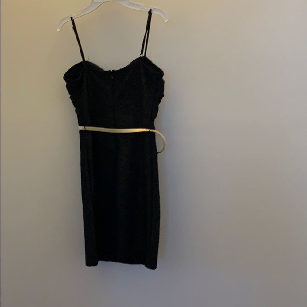 As U Wish Dress‎ Black Belted Juniors Small - Picture 2 of 3